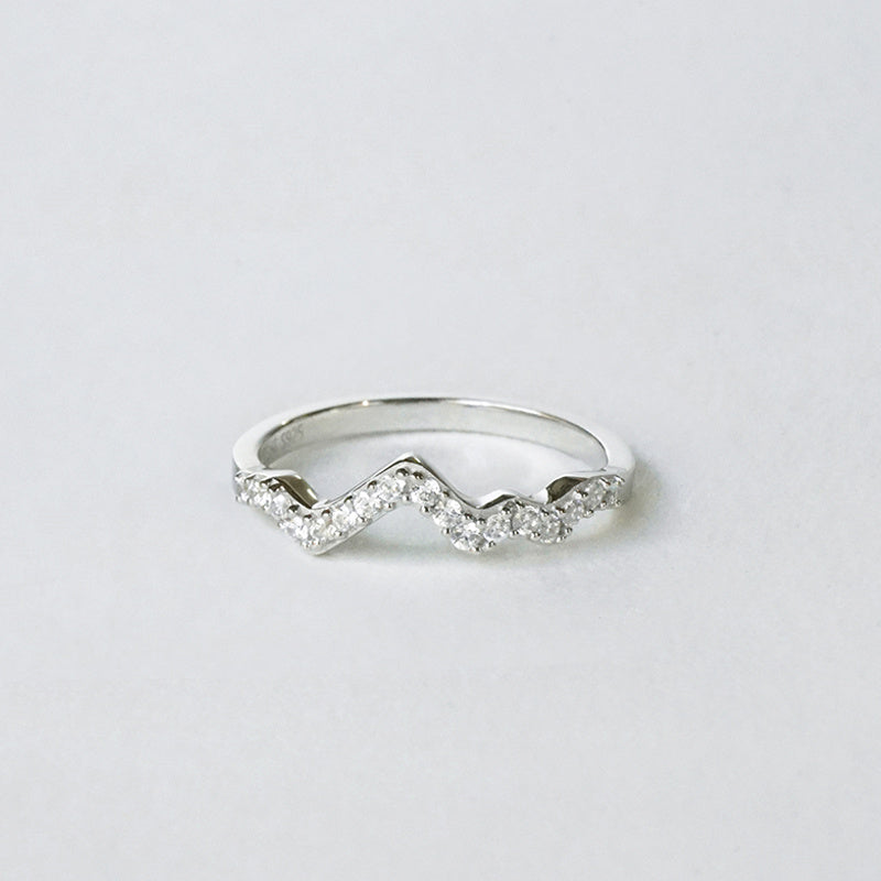 925 Sterling Silver Couple Ring Niche