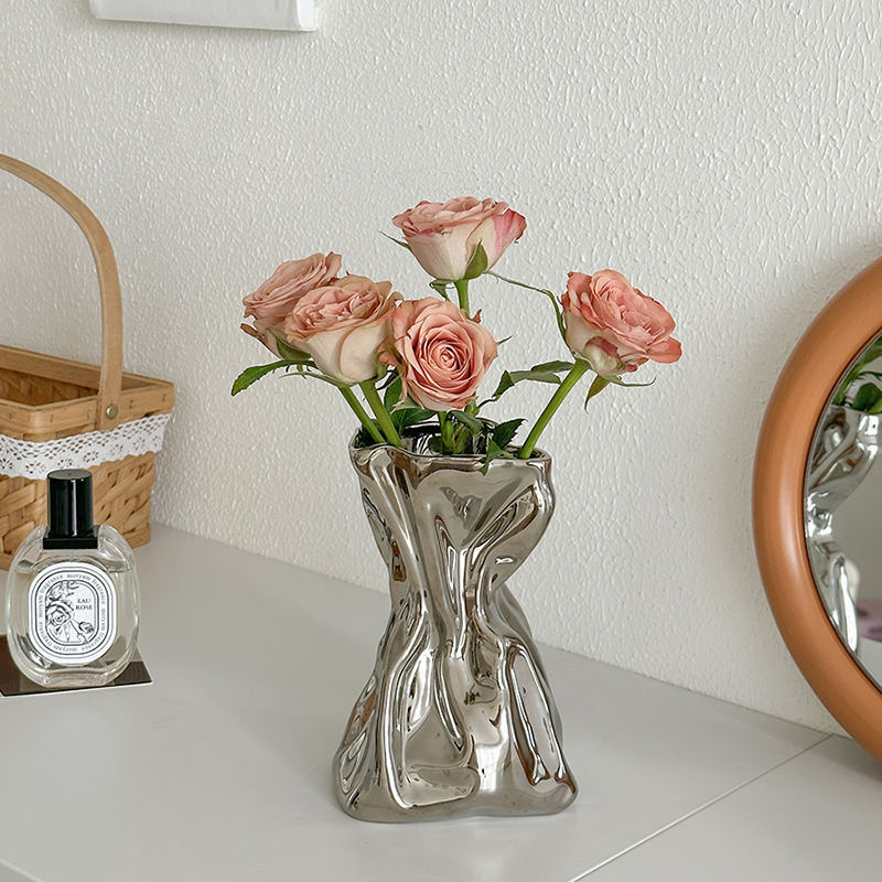 Simple Cream Style Vase Decoration Home Decoration