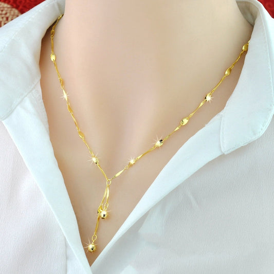 925 Sterling Silver 18K Color Gold Necklace