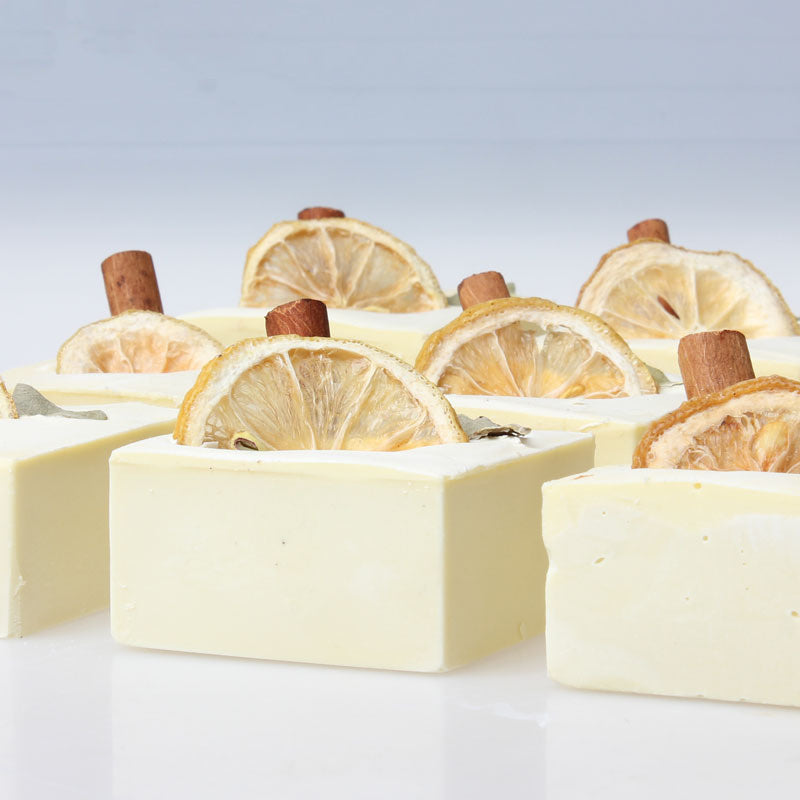 New Cinnamon Lemon Handmade Cold Process Soap