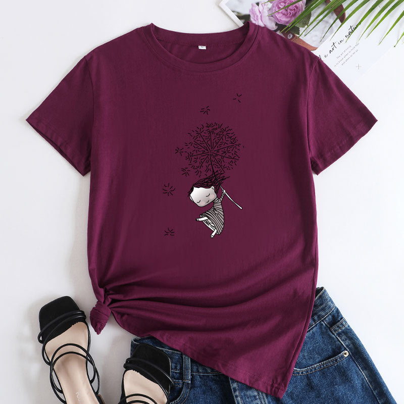 Comfort And Casual Women's Hot Sale Short Sleeve T-shirt