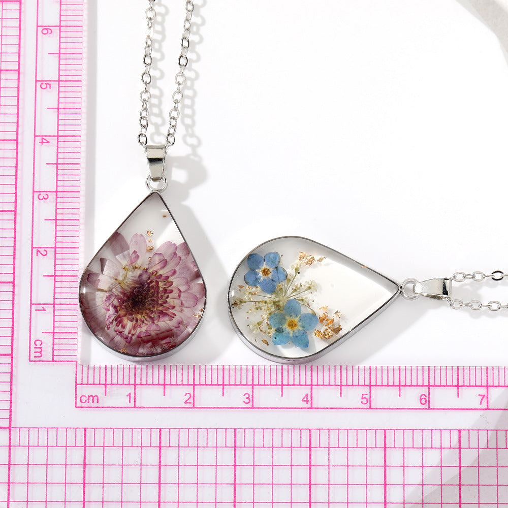 Dried Flower Necklace