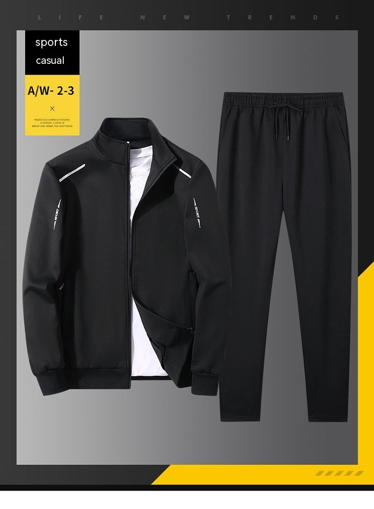 Men's Casual Sport Jacket Blouse And Pants