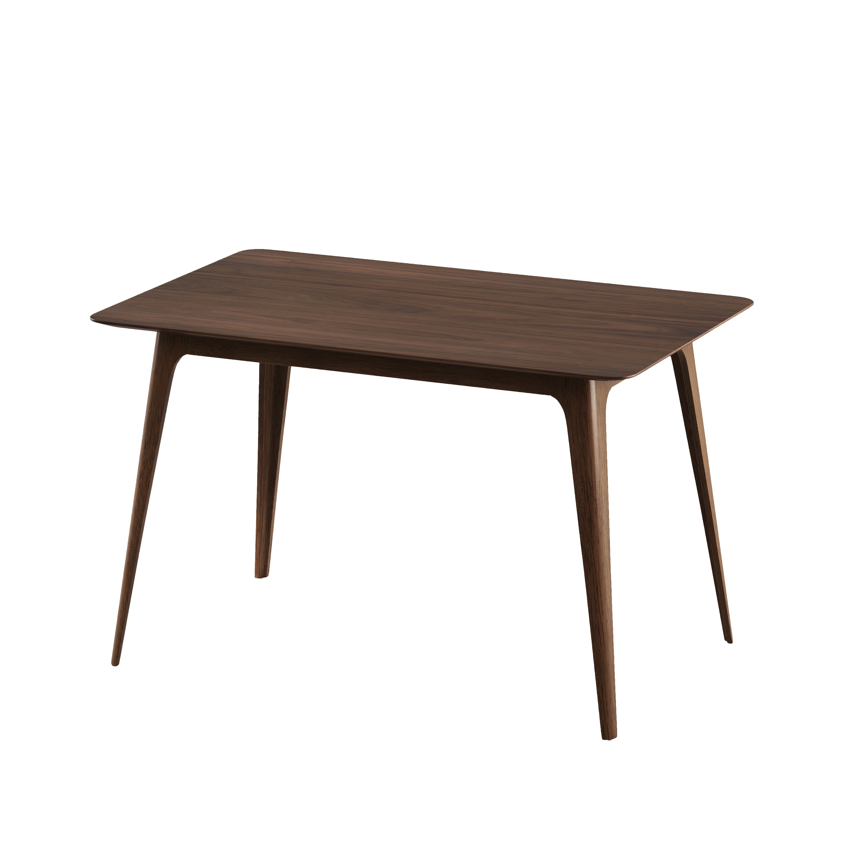 Dining Table Solid Wood Legs, Walnut