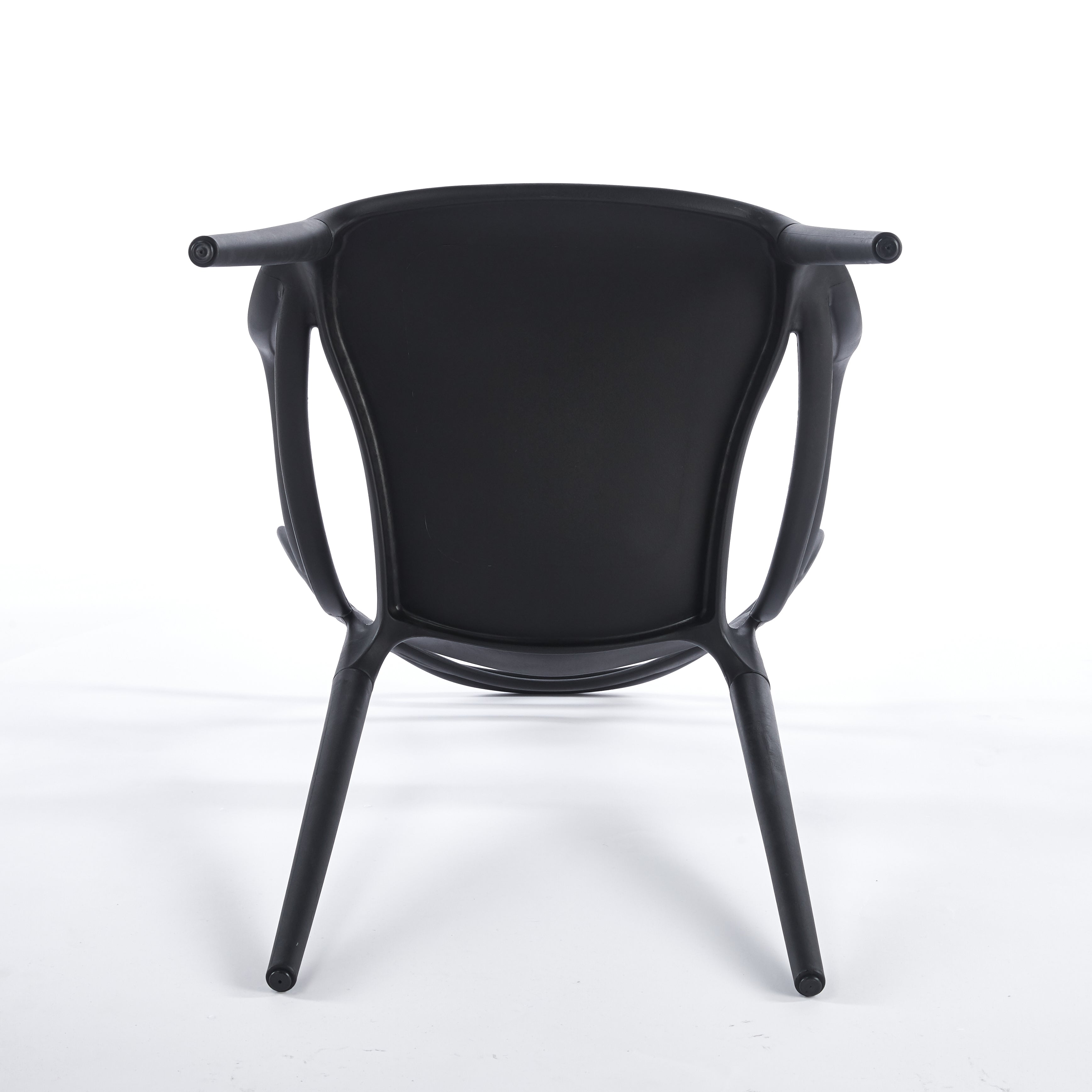 Plastic Dining CHAIR 4PCS BLACK