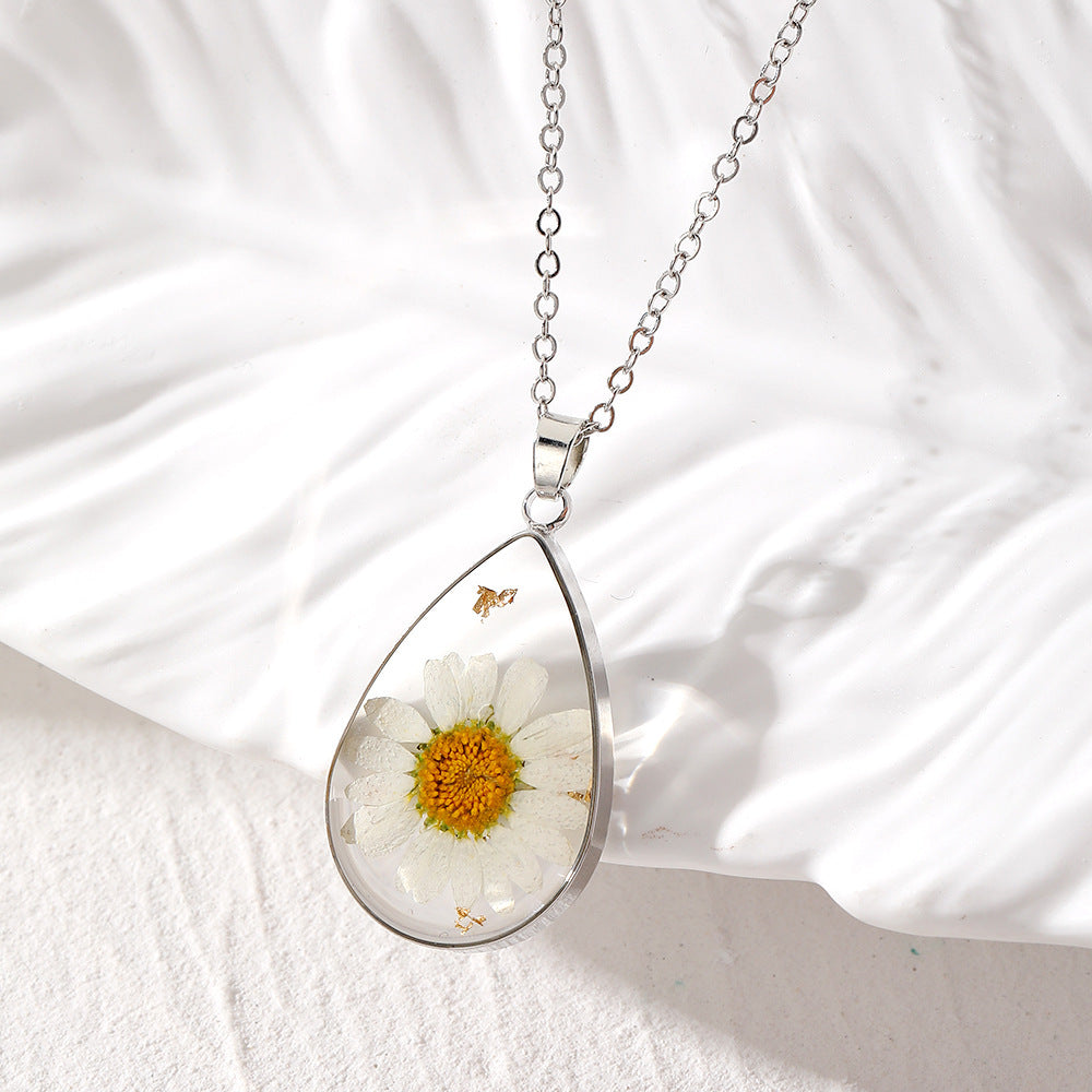 Dried Flower Necklace