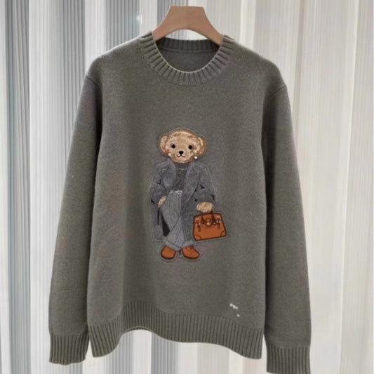 Temperament Characteristic Long Knitted Sweater