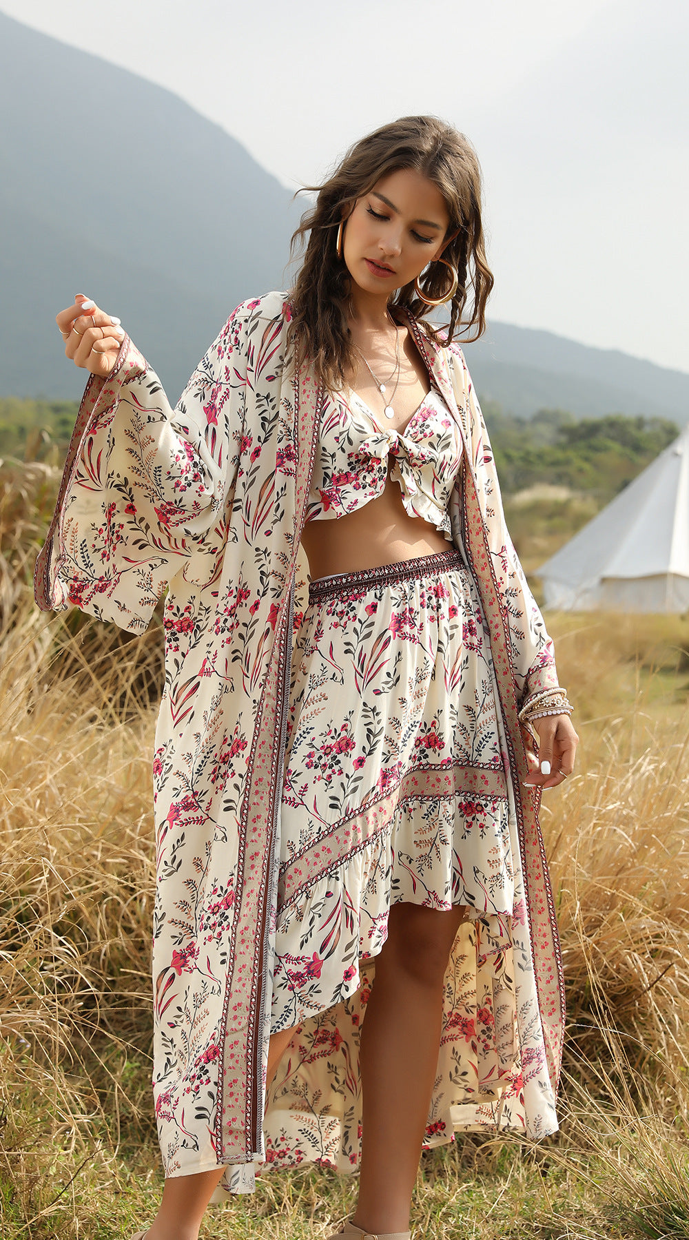 Bohemian women's two-piece suit