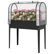 Garden Bed With Mini Greenhouse