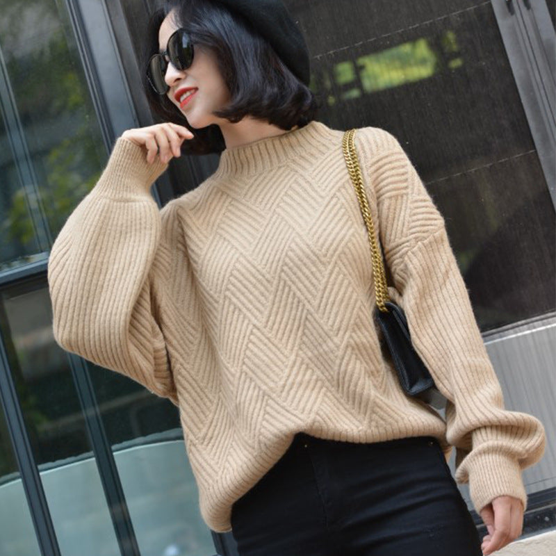 half-neck sweater women