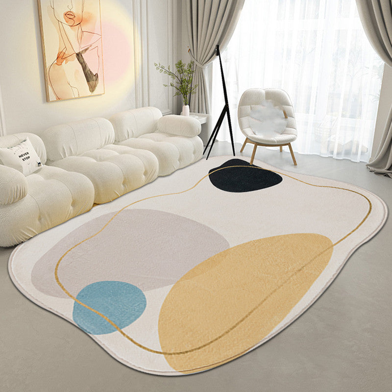 Cashmere Floor Mat Nordic Light Luxury Irregular