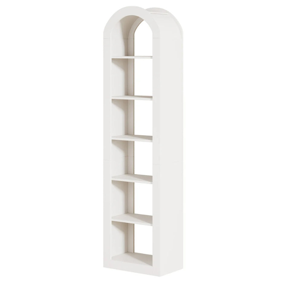 Open Display Shelf,Arched Bookshelf,Bookcase