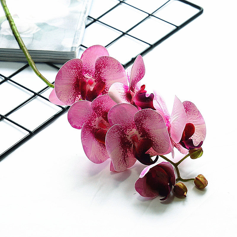 Artificial Phalaenopsis Artificialfake Soft Decoration Wall Decorative Plant Flower Floral