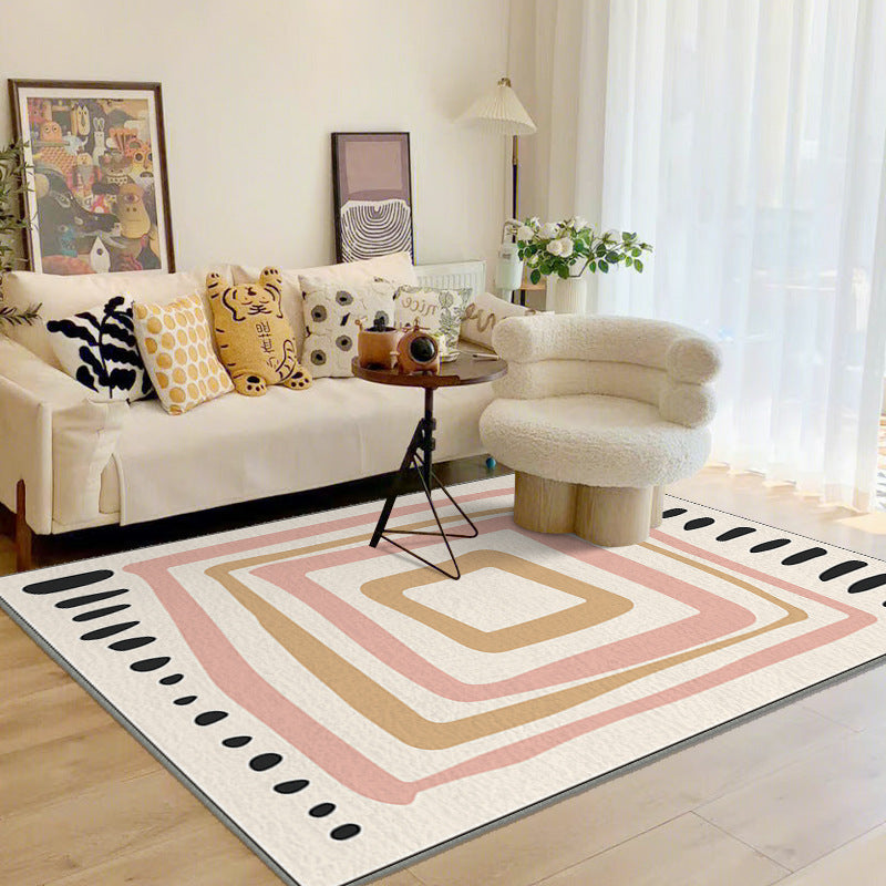 Abstract Geometric Style Living Room Carpet