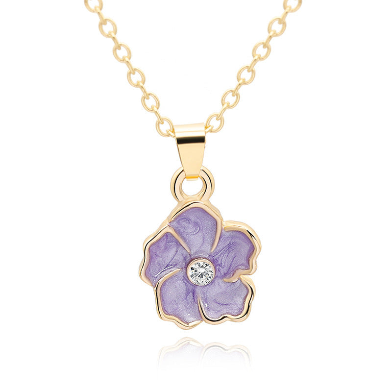 Color Cute Sun Flower Necklace