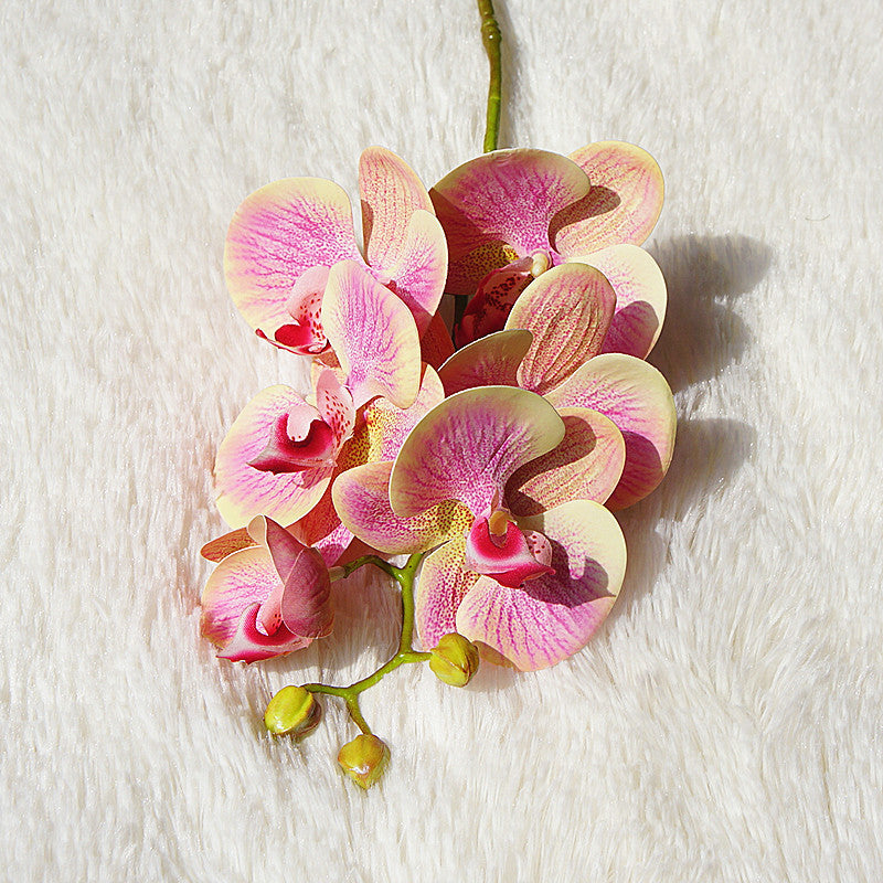 Artificial Phalaenopsis Artificialfake Soft Decoration Wall Decorative Plant Flower Floral