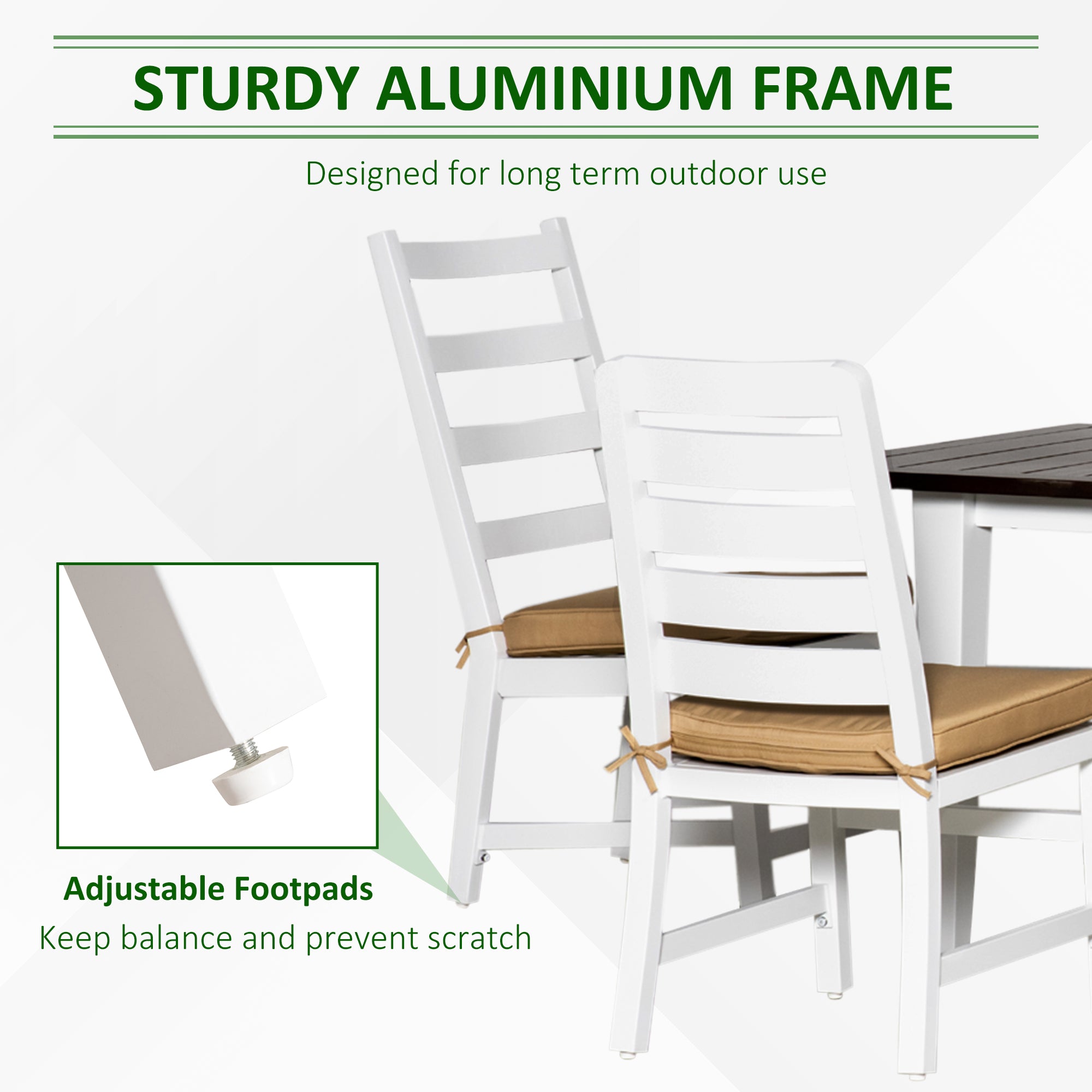 Patio Dining Set for 6