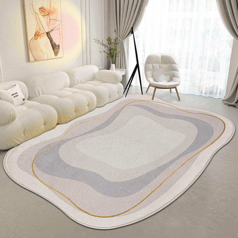 Cashmere Floor Mat Nordic Light Luxury Irregular