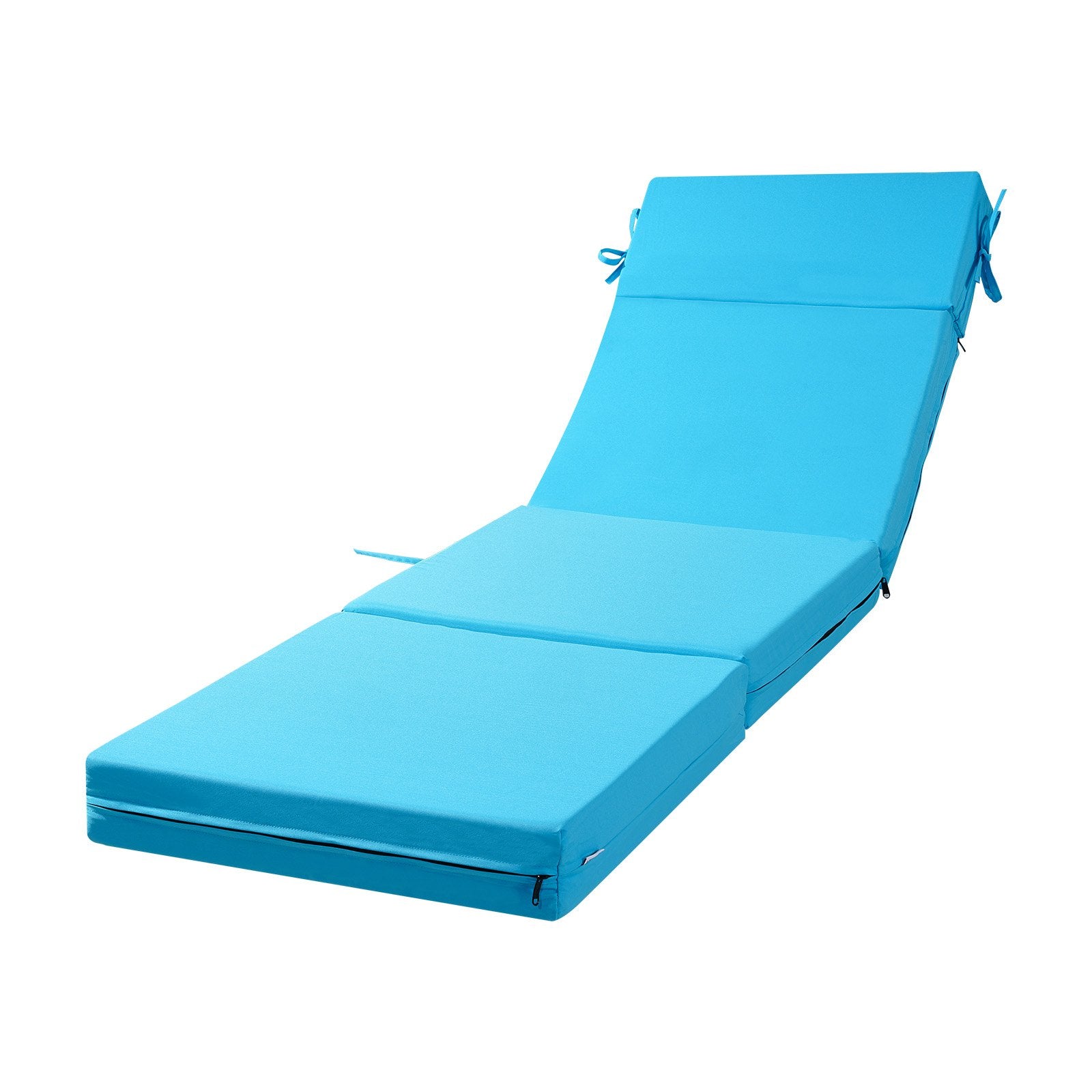 Set Of 2 Outdoor Chaise Lounge Chair Cushions 72 X 21 In Waterproof Thick