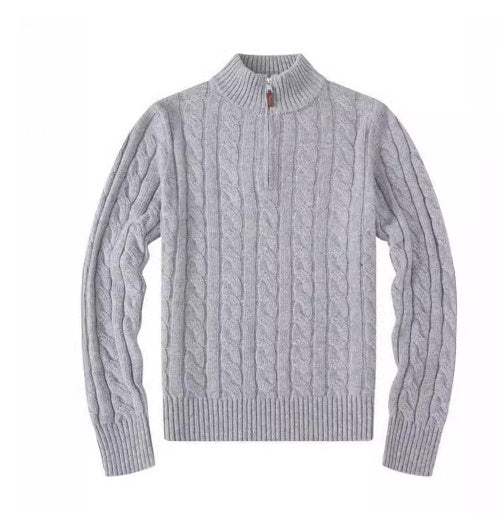 New Men's Warm Thick Needle Turtleneck Sweater Men