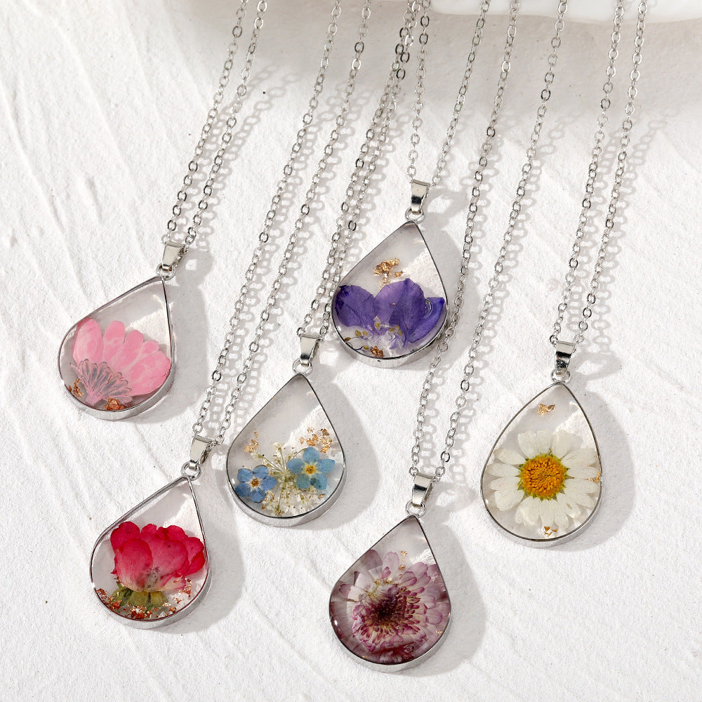 Dried Flower Necklace