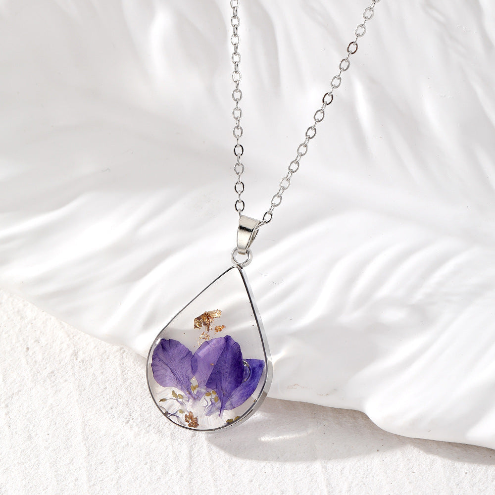 Dried Flower Necklace