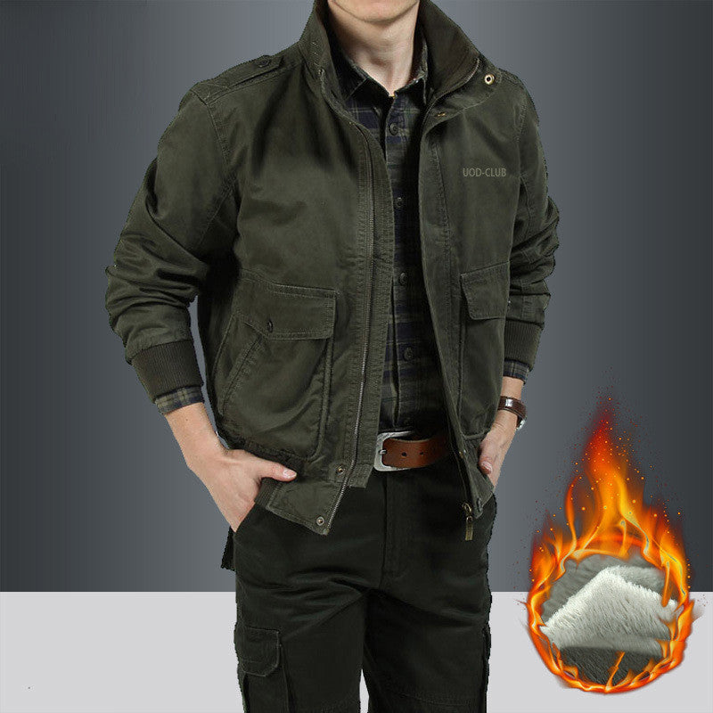 Pure Cotton Washed Casual Cotton Casual Jacket Jacket