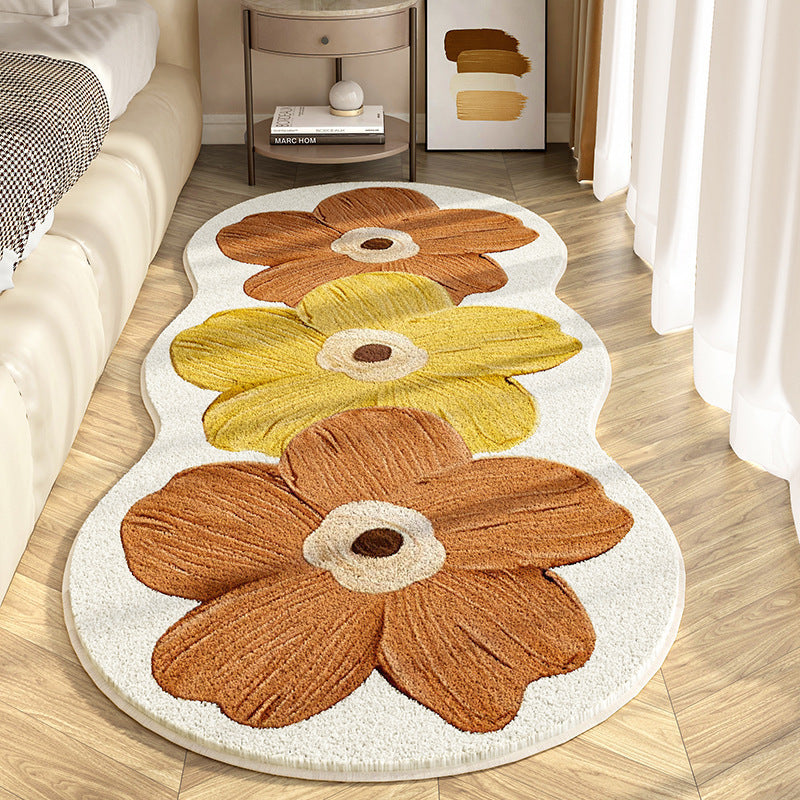 Household Fashion Personalized Flower Printed Carpet