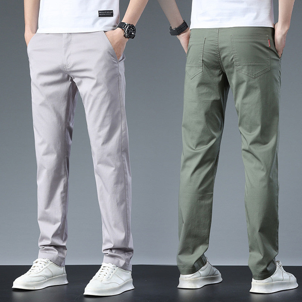 Pants High-end Casual Pants Men's Cotton Grey