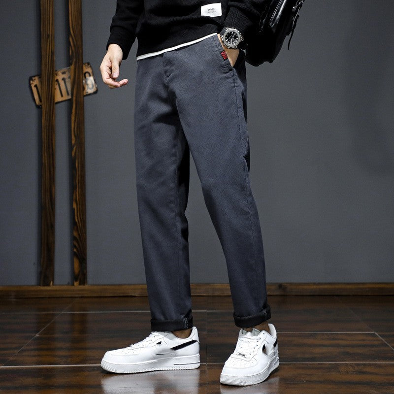 Straight Slim Fit All-matching Long Pants