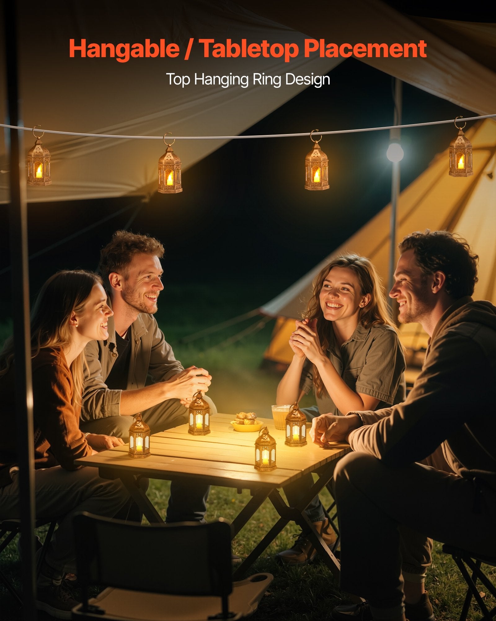 12 Pcs Decorative Candle Lantern, LED Electric Flameless Candle, Plastic LED Holder With Glass, Wall Hanging Indoor Porch Lanterns For Wedding Table Party Farmhouse Indoor Decor, Bronze