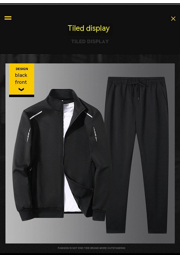 Men's Casual Sport Jacket Blouse And Pants