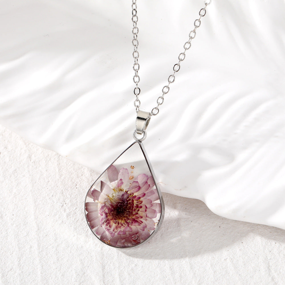 Dried Flower Necklace