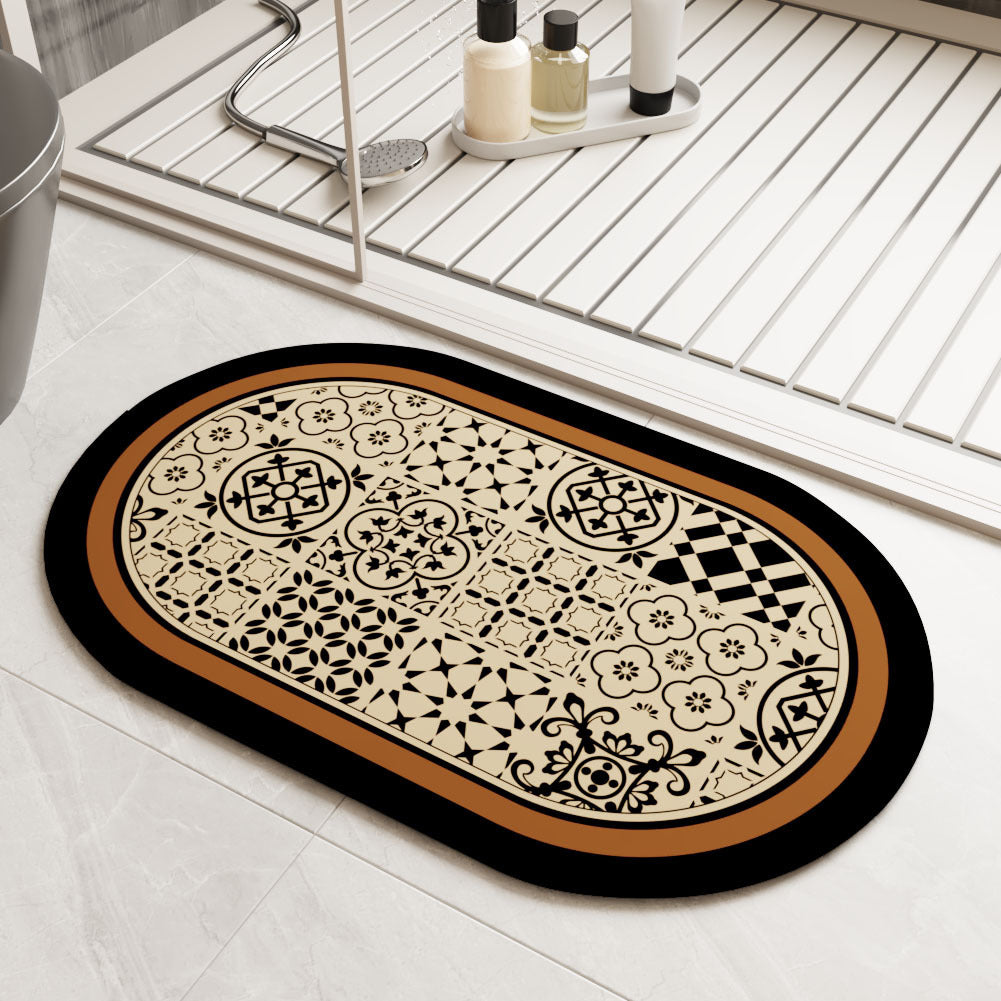 Bathroom Water-absorbing Quick-drying Carpet Household