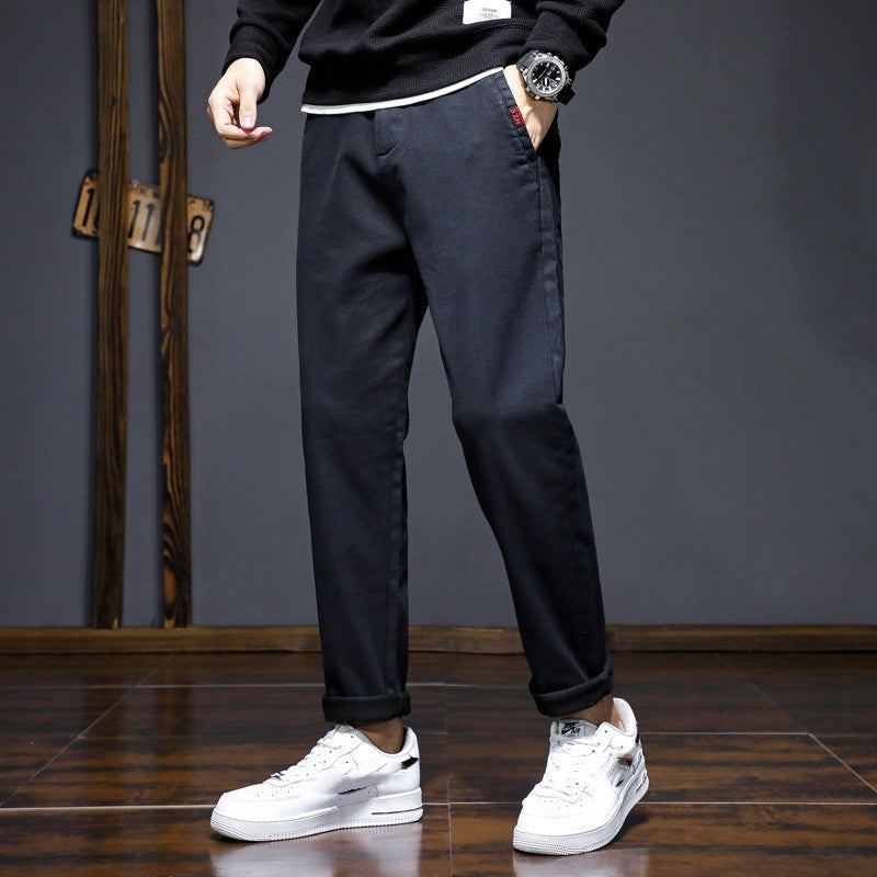 Straight Slim Fit All-matching Long Pants