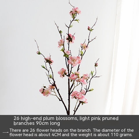 Long 26-head Artificial Wintersweet Branch Fake Flower Soft Decoration