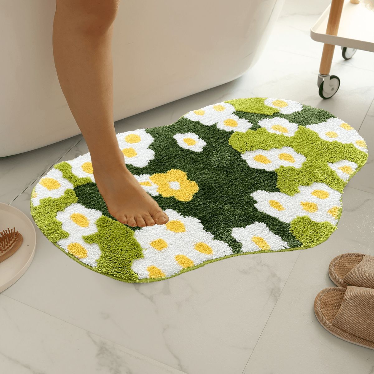 Modern Simple Home Plush Absorbent Carpet