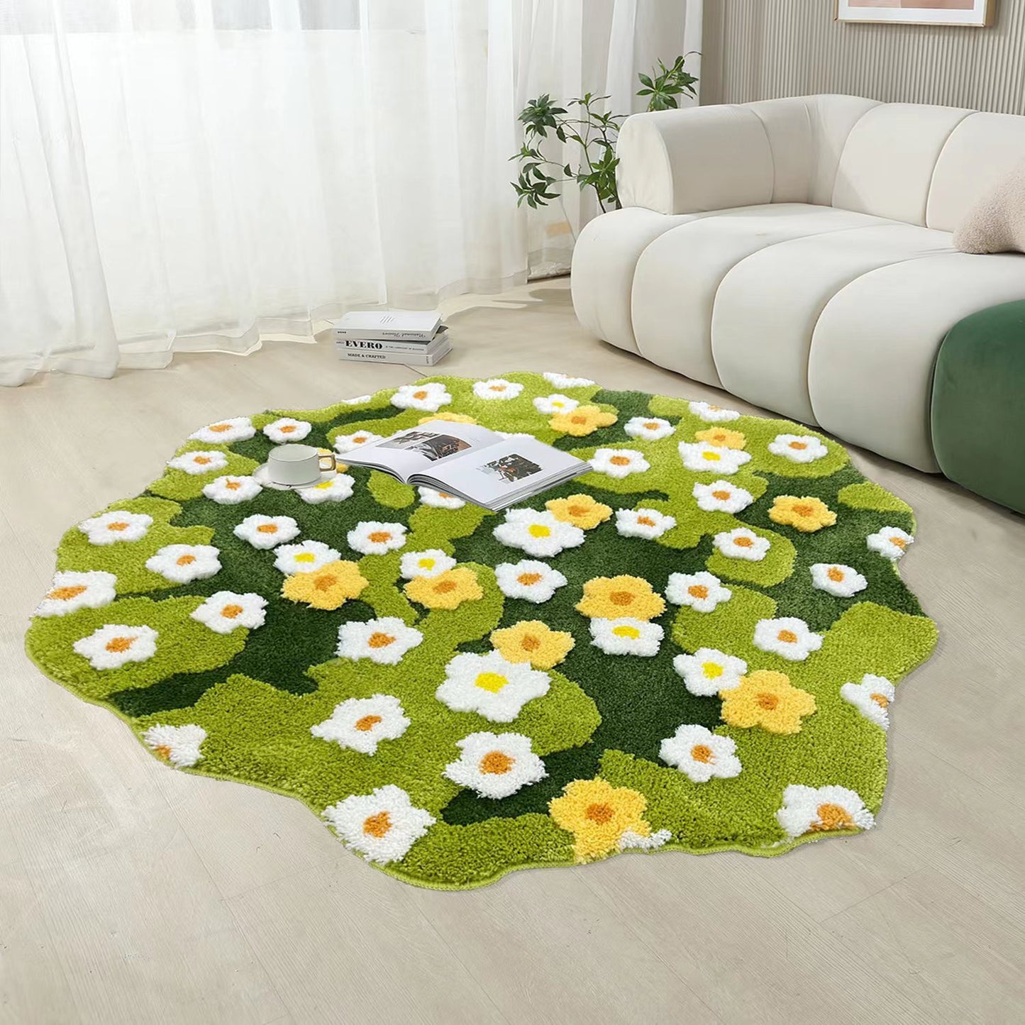 Modern Simple Home Plush Absorbent Carpet