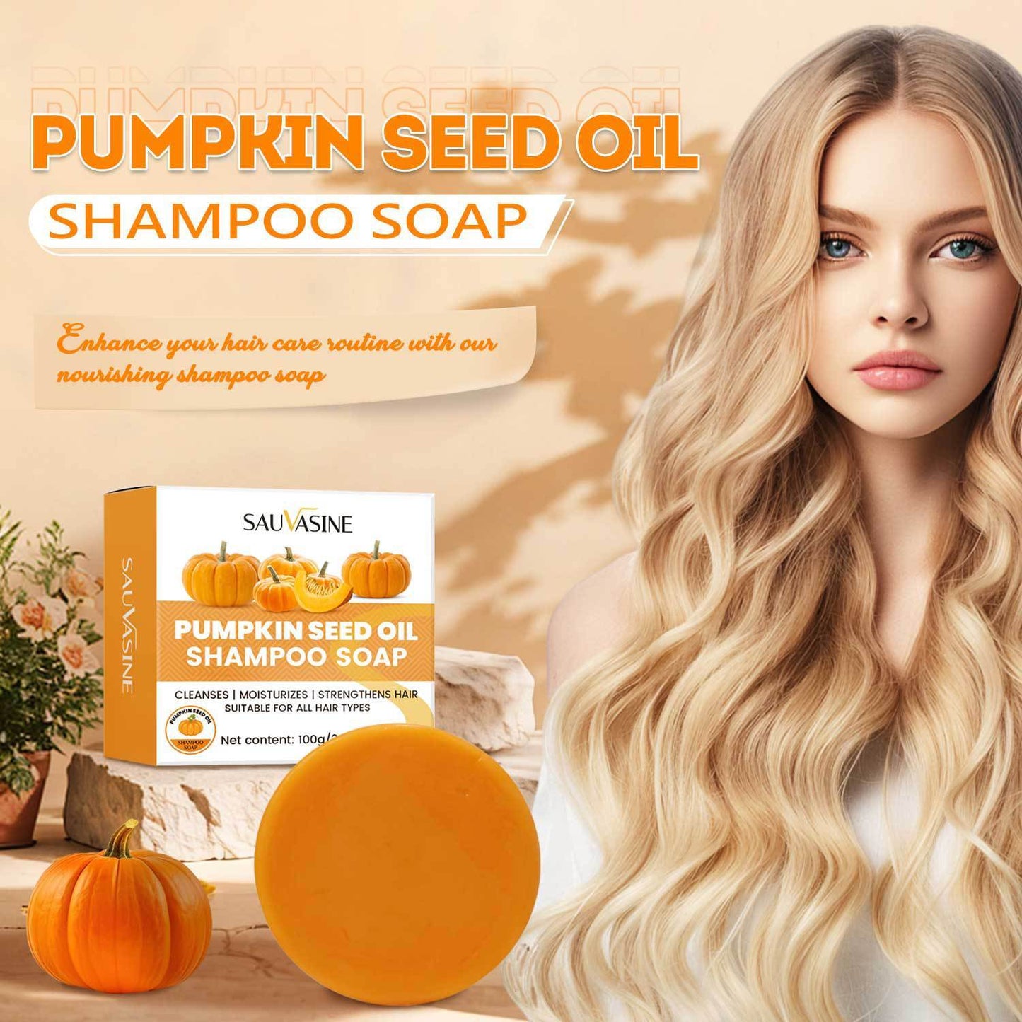 Pumpkin Seed Oil Shampoo Soap