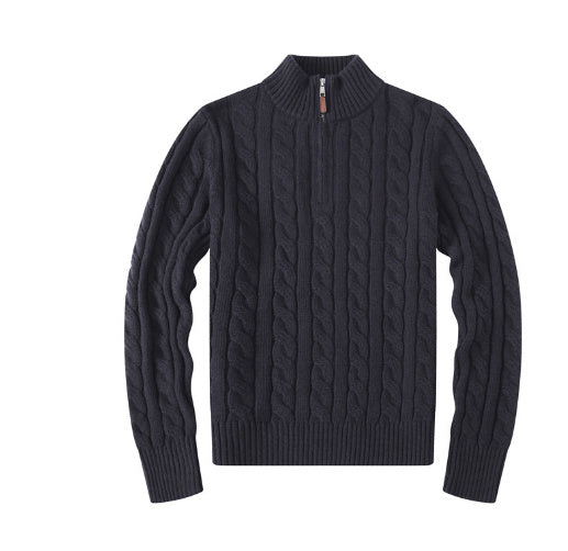 New Men's Warm Thick Needle Turtleneck Sweater Men