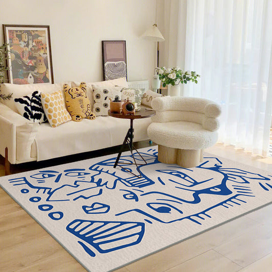 Abstract Geometric Style Living Room Carpet